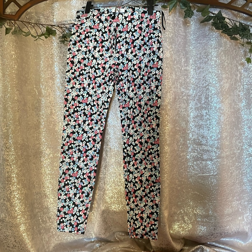 Primark Atmosphere 6 cropped floral pants Easter spring